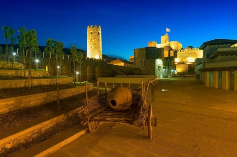 Rabati Castle at sunset