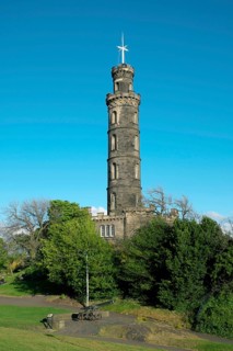 Calton Hill with Nelson Monument