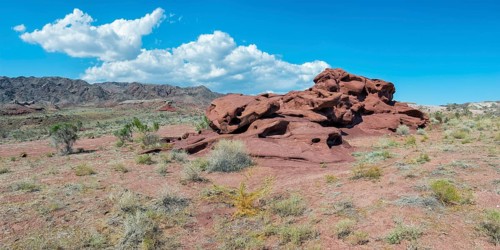 Volcanic rock formations