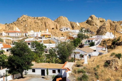 Cave dwellings in Troglodytes