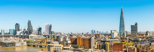 Skyline of the City of London and Southwark
