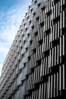 Facade of a modern office building