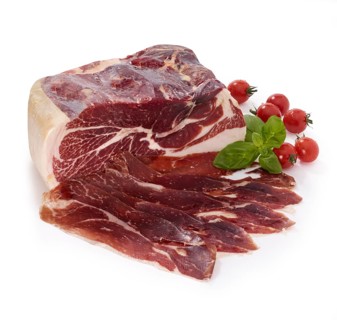 Pata Negra ham with basil