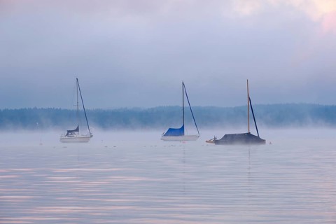 Morning atmosphere on Lake Starnberg