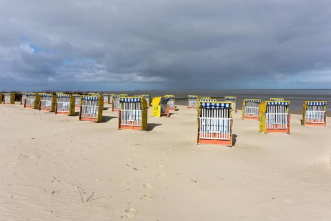 Dark clouds over the North Sea