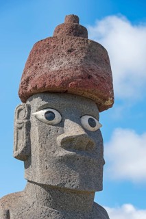 Moai in the Ahu Tahai Complex