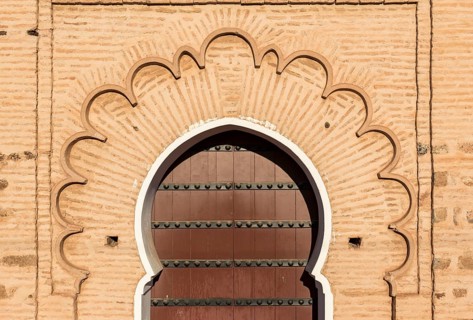Ornate door at Koutoubia Mosque