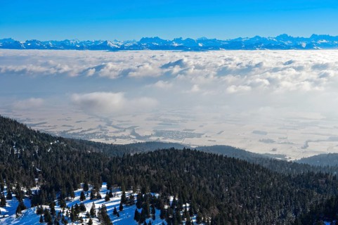 View from La Dole peak
