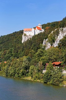 The Altmuhl River and Prunn Castle. Riedenburg