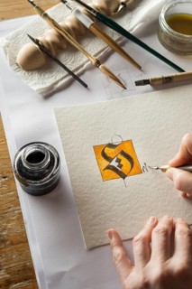 Calligraphy studio