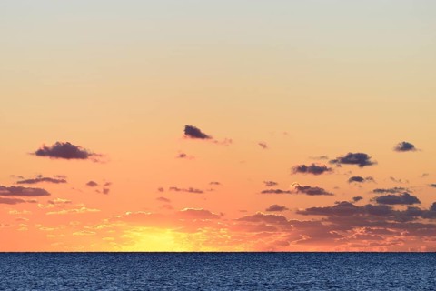 Evening mood shortly after sunset