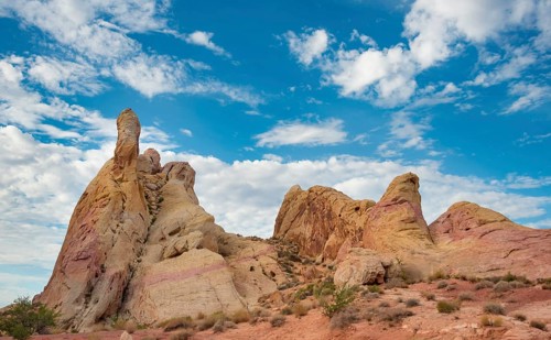Orange-red rock formations