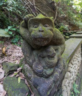 Monkey statue