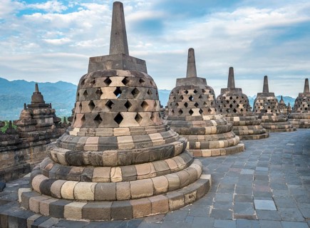 Temple complex Borobudur