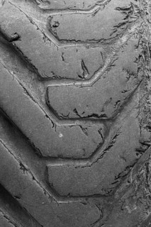 Worn tyres