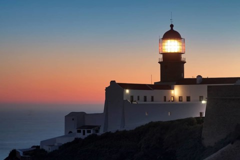 Lighthouse at sunrise