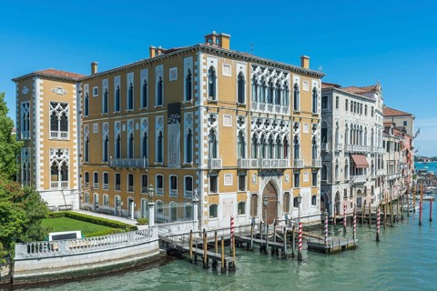 Canale Grande with the Cavalli-Franchetti Palace