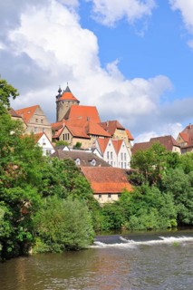 Cityscape of Besigheim an der Enz with Schochenturm