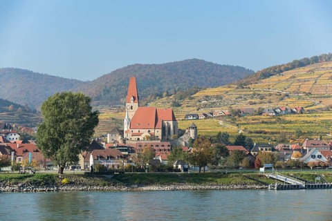 View of Weissenkirchen in the Wachau