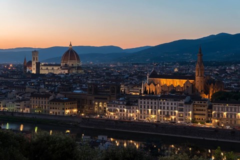 Panoramic view from Piazzale Michelangelo