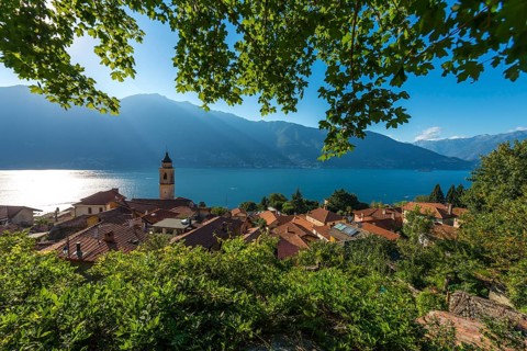View of Tronzano Lago Maggiore