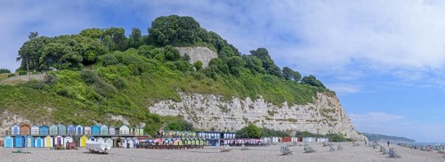 Beach huts