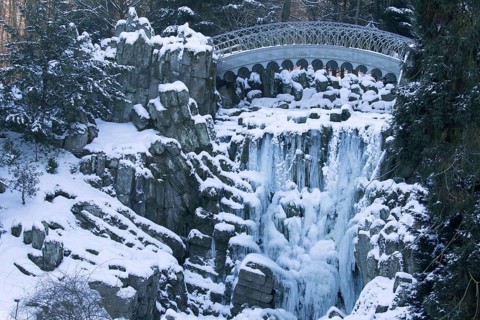 Devil's Bridge during winter