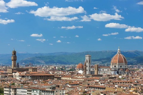 Panoramic view from Piazzale Michelangelo
