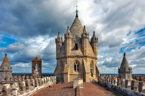 Tower of the Cathedral Basilica Se de Nossa Senhora da Assuncao