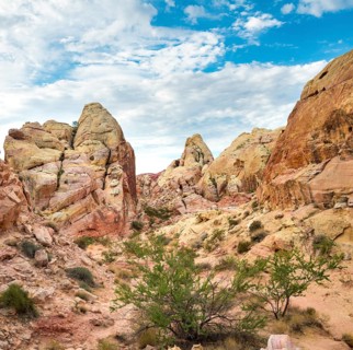 Orange-red rock formations