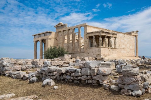 Erechtheion Temple with Caryatids
