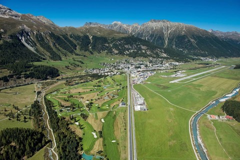Samedan aerodrome am Inn
