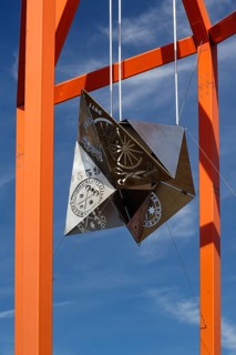 Steel sculpture Mediaturm