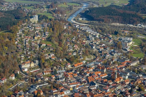 View from Immenstadter Horn on Immenstadt