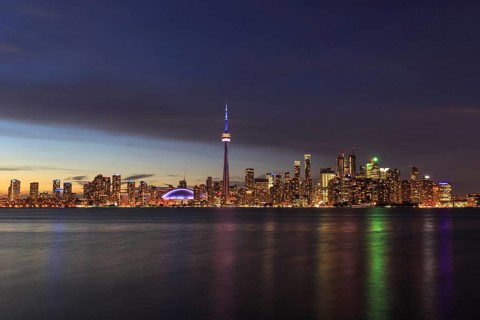 Skyline at night