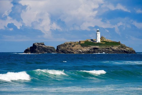 Godrevy Lighthouse on Godrevy Island