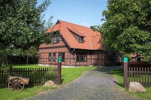 Historical half-timbered buildings