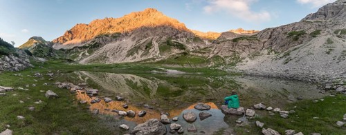 Mountains in the evening light