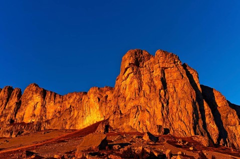 Summit Tour d'Ai in the evening light