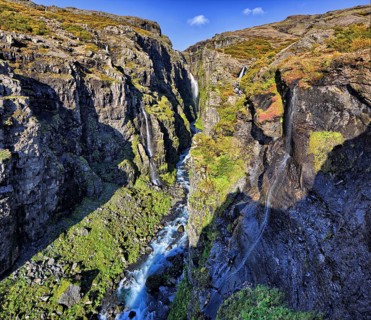 Waterfall Glymur