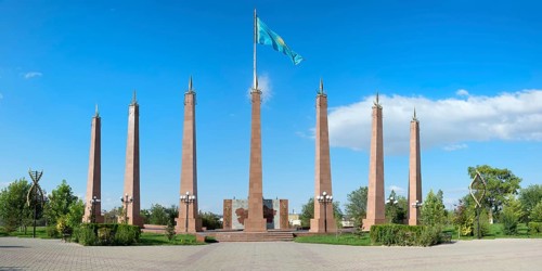 Granite obelisks