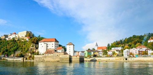 Castle Veste Oberhaus and Niederhaus and Ilzstadt