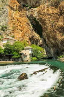 Historical Dervish monastery of Blagaj Tekke