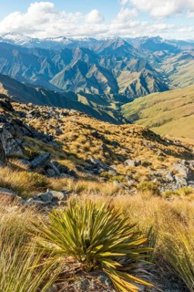 View of mountains