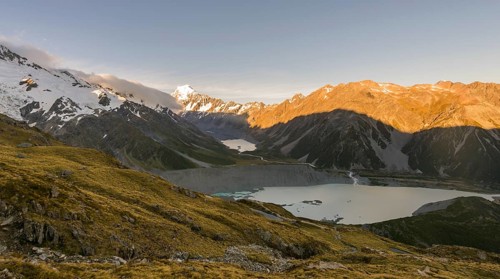 View of Glacier Lake Mueller Lake