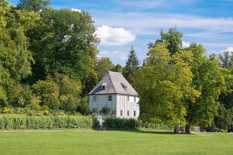 Goethe garden house in the Park at the Ilm