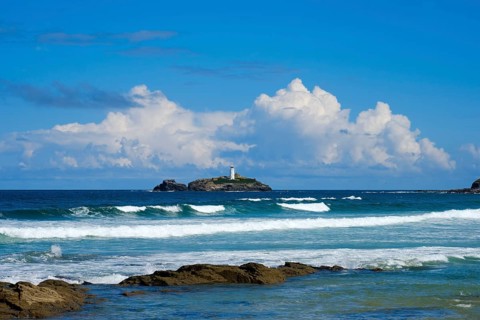 Godrevy Lighthouse on Godrevy Island