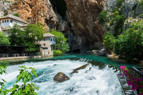 Historical Dervish monastery of Blagaj Tekke