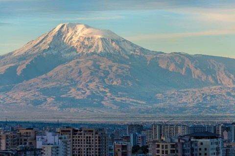 Mount Ararat and Yerevan