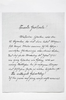 Letter in Sutterlin script from 1921